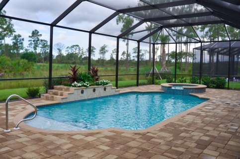 Pool Water Feature Gallery | Suncoast Custom Pools, Naples, Florida